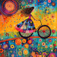 Tulip N Turtle Wheel Of Joy Diy Acrylic Paint By Number Kit For Adults Beginner Canvas Painting By Number Acrylic Painting. Wal