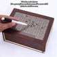 Cash Vault Wooden Savings Box,Kakeibo Money Box, Wooden Savings Box With Money Target And Numbers Best Gift For Friends (Brown,