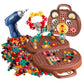 Electric Drill Screw Tool Set Creative Mosaic Puzzle Toy, 203 Pcs 3D Creativity Educational Kit Construction Toy For Kids, Birth