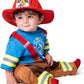 Spooktacular Creations Halloween Baby Mini Firefighter Costume  Toddler Fireman Costume Unisex for Boys and Girls Halloween Event School  Dress Up Party (12-18 months)