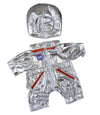 Astro Bear With Helmet Outfit Fits Most 14' - 18' Build-A-Bear And Make Your Own Stuffed Animals