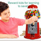 Gumball Machine For Kids 12'' - Heavy Duty Metal With Glass - Christmas Antique Style Bubble Gum Machine - Kids Coin Operated To