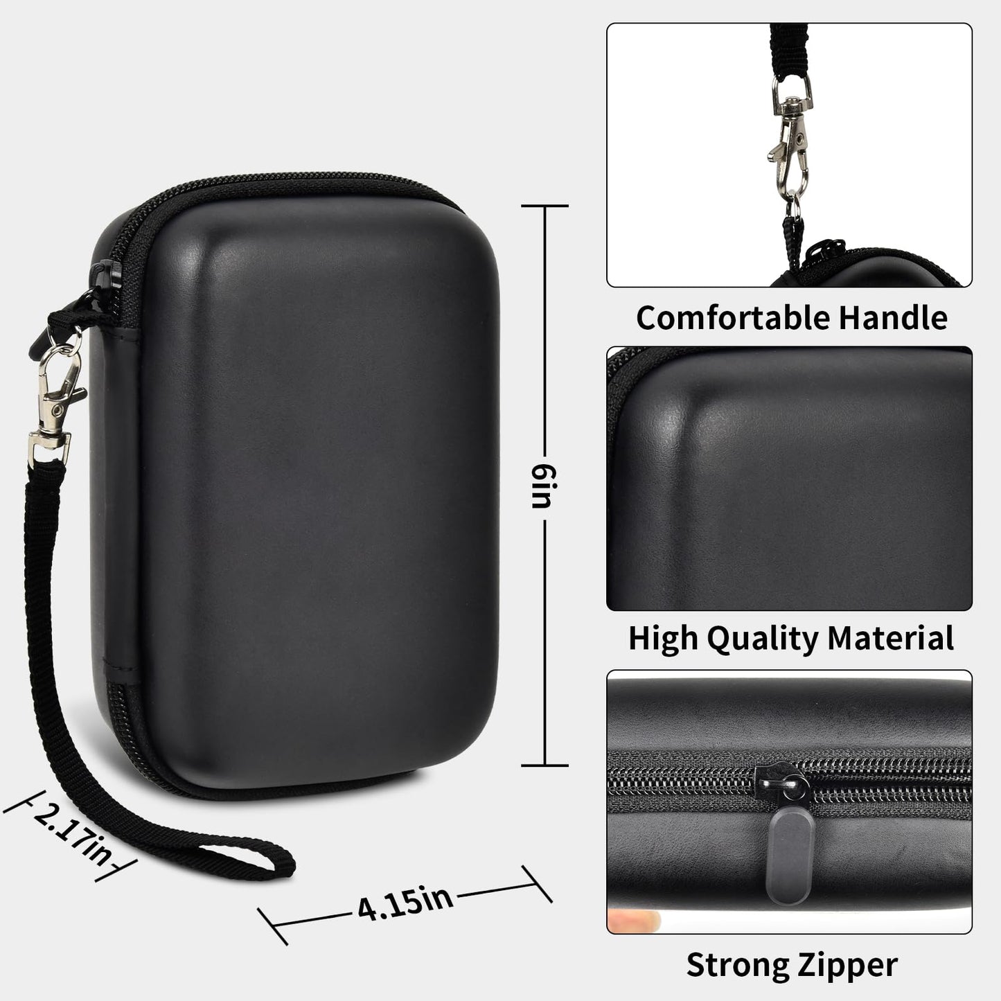Paiyule Travel Case Compatible With Rg353V/ Rg35Xx/ Rg353Vs/ R36S Retro Handheld Game Console, Handheld Emulator Storage Holder Organizer, Android Game Console Carrying Bag (Box Only)