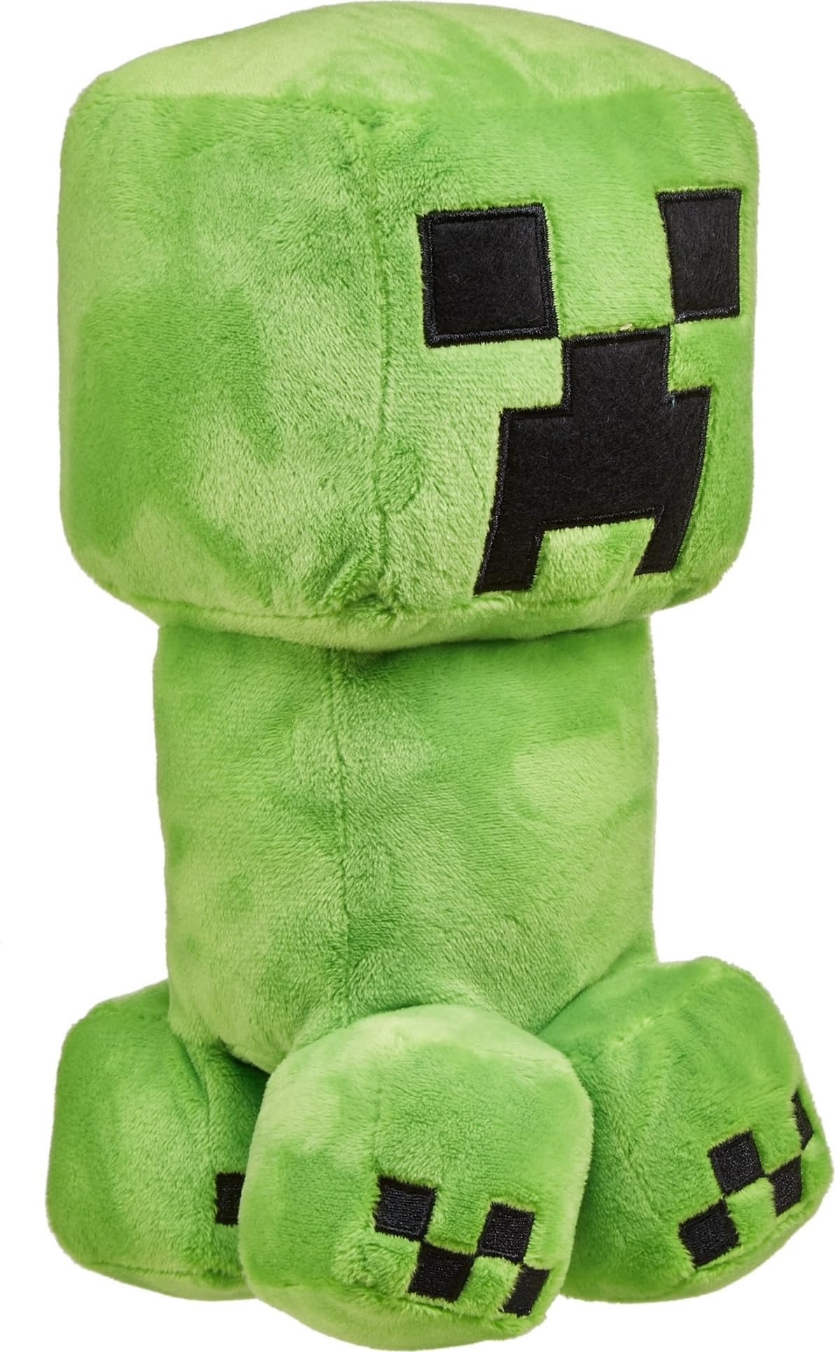 Mattel Minecraft Basic 8-inch Plush Creeper Stuffed Animal Figure  Soft Doll Inspired by Video Game Character
