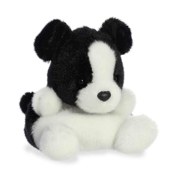 Aurora Adorable Palm Pals Brody Collie Stuffed Animal - Pocket-Sized Play - Collectable Fun - Black 5 Inches