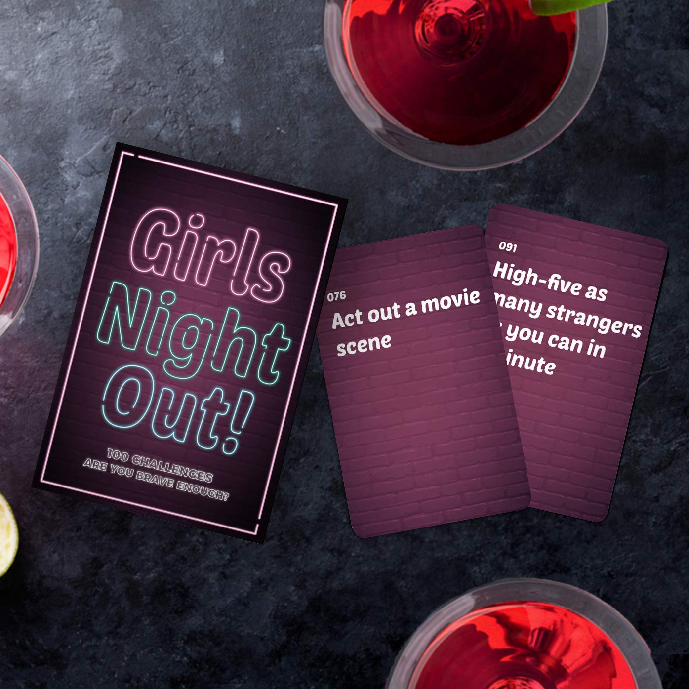 Gift Republic Girls Night Out Trivia Game - Standard Size, Purple, Model GR490045, Paper Material