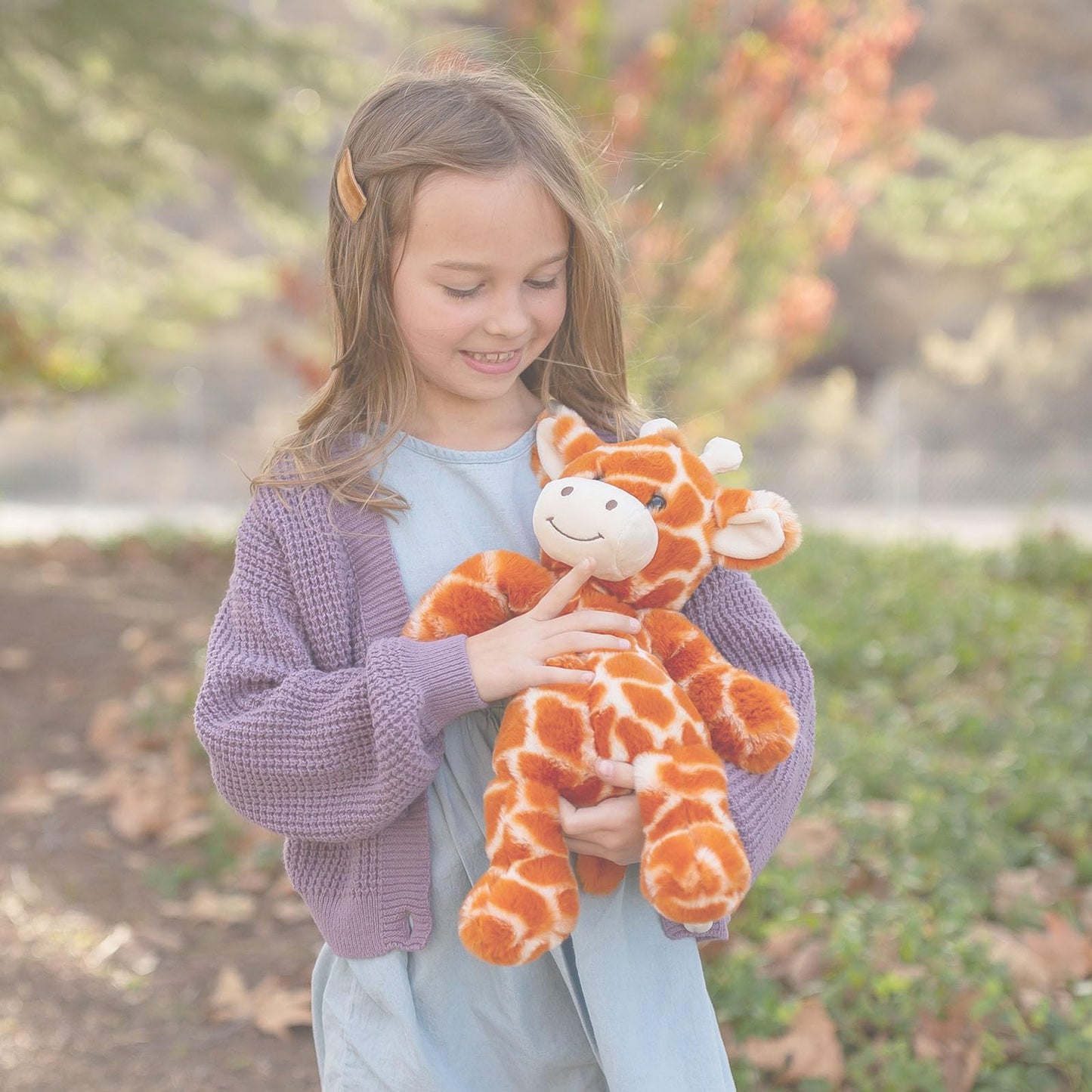 World's Softest Plush Giraffe, Lushee, Large, 16'' Stuffed Animal for Baby, Toddler, Kids, Adults - Giraffe Plush Toy-Adorable T
