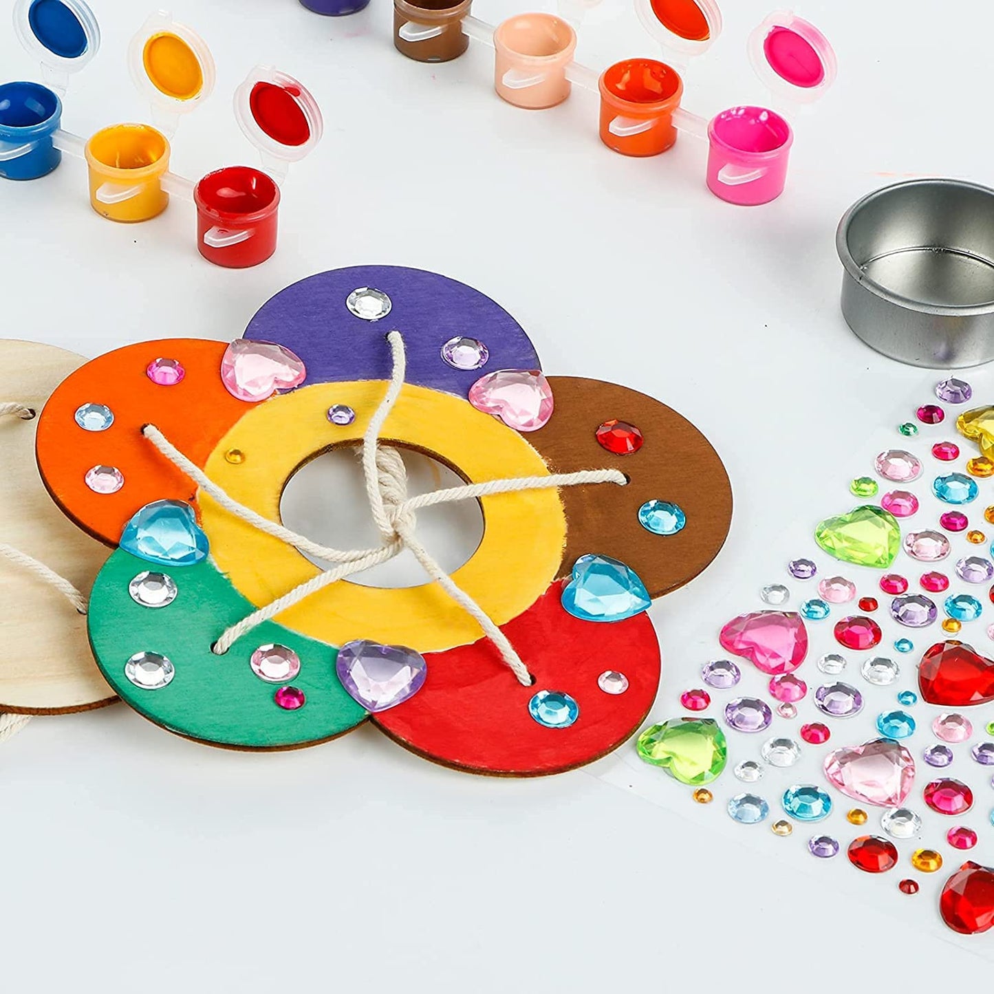 Kids Arts and Crafts Bird Feeders for Outside, 2-Pack DIY Wooden Paint Kits Outdoor Toys for Boys & Girls Age 3-5 4-8 8-12