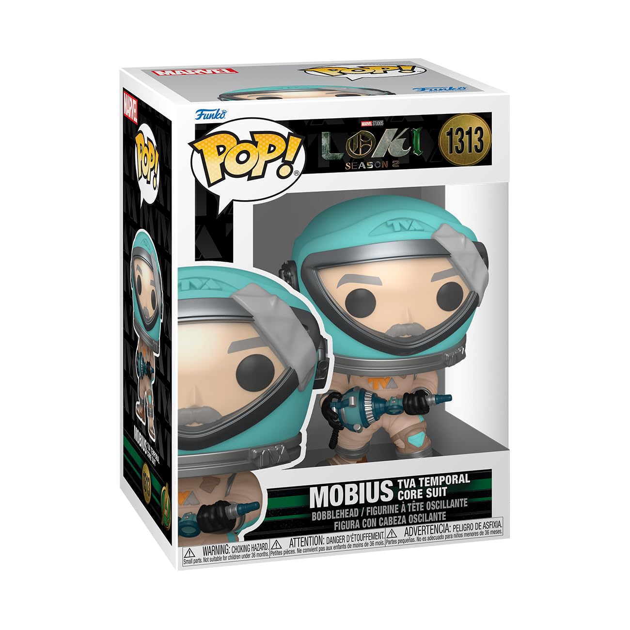 Funko Pop! Marvel: Loki - Mobius - (Tva Temporal Core Suit) - Collectable Vinyl Figure - Gift Idea - Official Merchandise - For Kids & Adults - Tv Fans - Model Figure For Collectors And Display