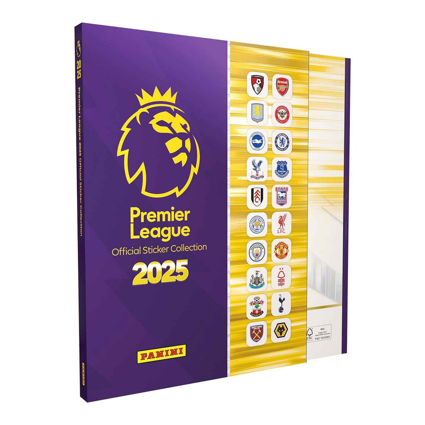 Premier League 2025 Official Sticker Collection - Hardback Binder
