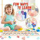 Cozybomb™ Wooden Number Puzzle For Kids - Montessori Toys For 1 Year Old Toddlers Learning Age 3 4 5 Years Old - Wooden Counting Blocks Sorting Toys Shape Block Educational Toys Preschool Stacking Toy