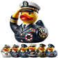 evqosiv Veterans Memorial Duck, Rubber Ducky Gifts, Resin Veteran Duck Figurines Forces Memorial Rubber Ducks Army Military Rubb