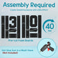 Imprsv Marquee Numbers Black 30Th-Birthday Decorations: Large 3Ft Light Up Number 30 Birthday Decoration For Women Men Thirty Ye