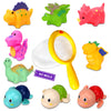 Bath Toys For Kids Ages 1-3 - Mold Free Infants Baby Toddler Bathime Toys 6-12-18 Months - No Hole Bathtub Toys - Gifts For 1 2 3 4 Years Old Boys Girls - Pool Water Table Toys Baby Bath Essentials