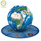 Educational 3D Earth Globe Puzzle Kit For Kids 8-14, Geography Learning Toy, 50-Piece Diy Jigsaw World Map Model - Birthday Gift