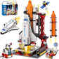 Bestie Toys Space Shuttle Toys Building Sets(682+Pieces), Stem Spaceship Building Kit Toy With Space Transport Rocket&Airplane L