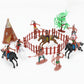 ONEST 26 Pieces Native American Figurines Indian Figurines Indians Historical Plastic Action Figures for Projects Decoration Bir