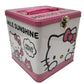 The Tin Box Company XL Hello Kitty Storage Tin with Handle - Pink and White, Tin Plate Steel, Model 697207