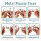 Lesong Brain Teasers Metal And Wooden Puzzles For Kids And Adults 9 Pack, Mind, Iq, And Logic Test And Handheld Disentanglement