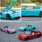 1/24 Roadster Diecast Toy Car For Collectors & Boys Or Girls, Alloy Diecast Car Model Roadster Model Car, Pull Back Vehicles Wit