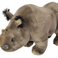Wild Republic 12" White Rhino Plush Toy - Cuddlekins Stuffed Animal, Multi-Color, Soft Plush Fabric, Model 18156
