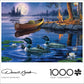 Buffalo Games - Darrel Bush - Loons By Moonlight - 1000 Piece Jigsaw Puzzle For Adults Challenging Puzzle Perfect For Game Nights - Finished Puzzle Size Is 26.75 X 19.75