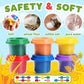 PLAY Farm Animals Clay Sets for Kids Ages 4-8, Color Dough Kit with Animal Molds, Non-Toxic & Safe Toys Gifts for Boys Girls 4-6