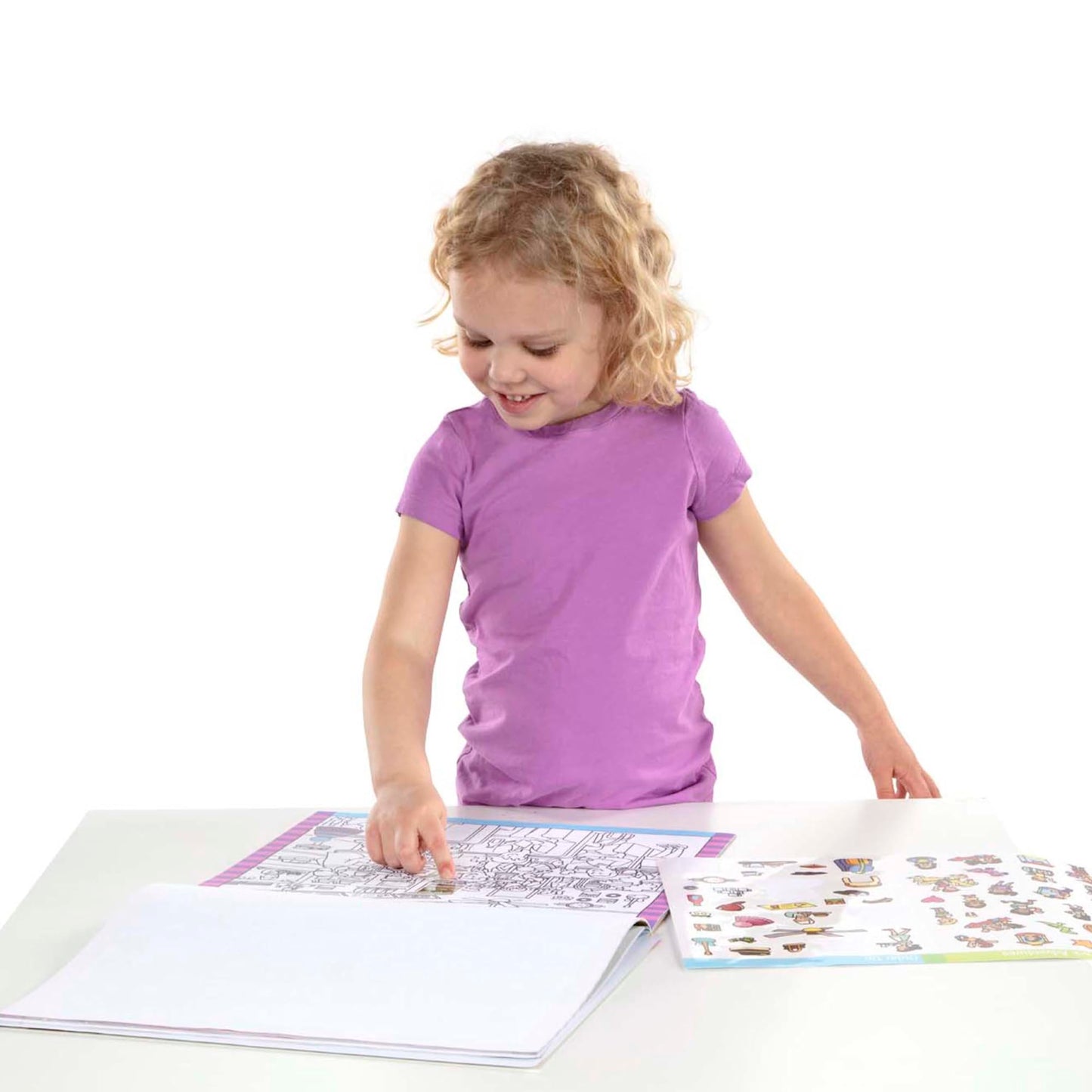 Melissa & Doug Seek & Find Sticker Pad - Around Town, 4+ Years