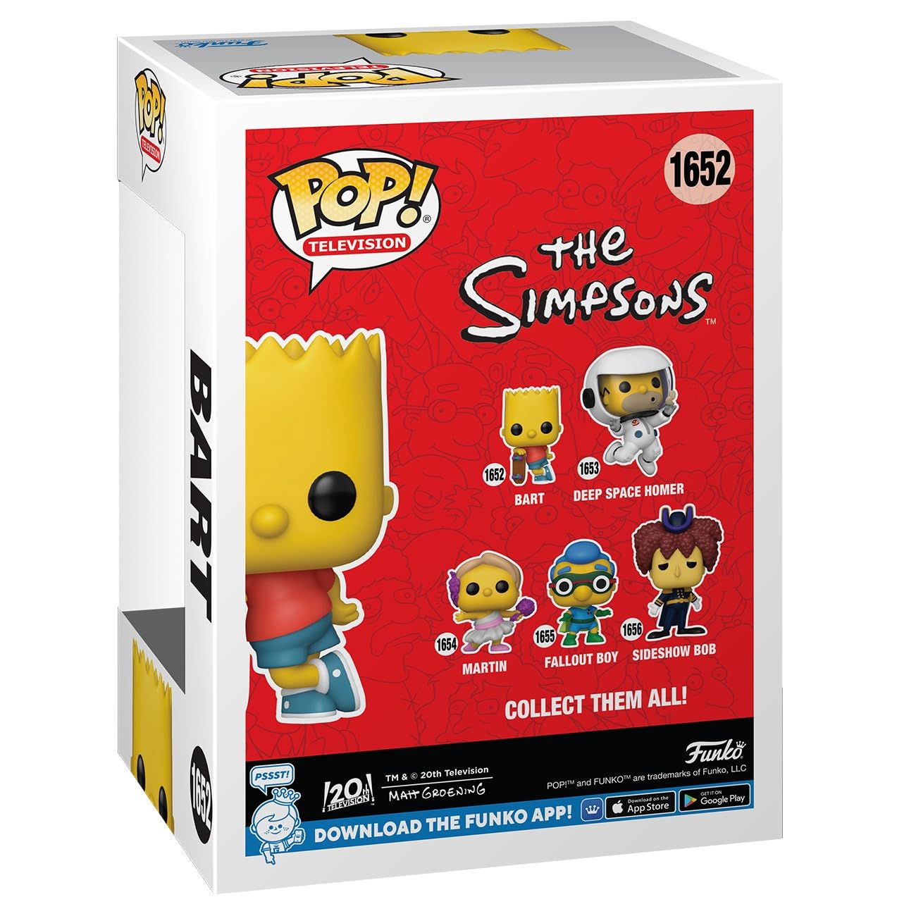 Funko POP TV: Simpsons - Bart Simpson - The Simpsons - Collectable Vinyl Figure - Gift Idea - Official Merchandise - for Kids &