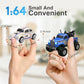 Moontoy 1:64 Scale Mini Alloy Truck Rc Car With Led Lights, 2.4Ghz Remote And App Control Toy Car, 3-Speed Adjustment Pocket Toy