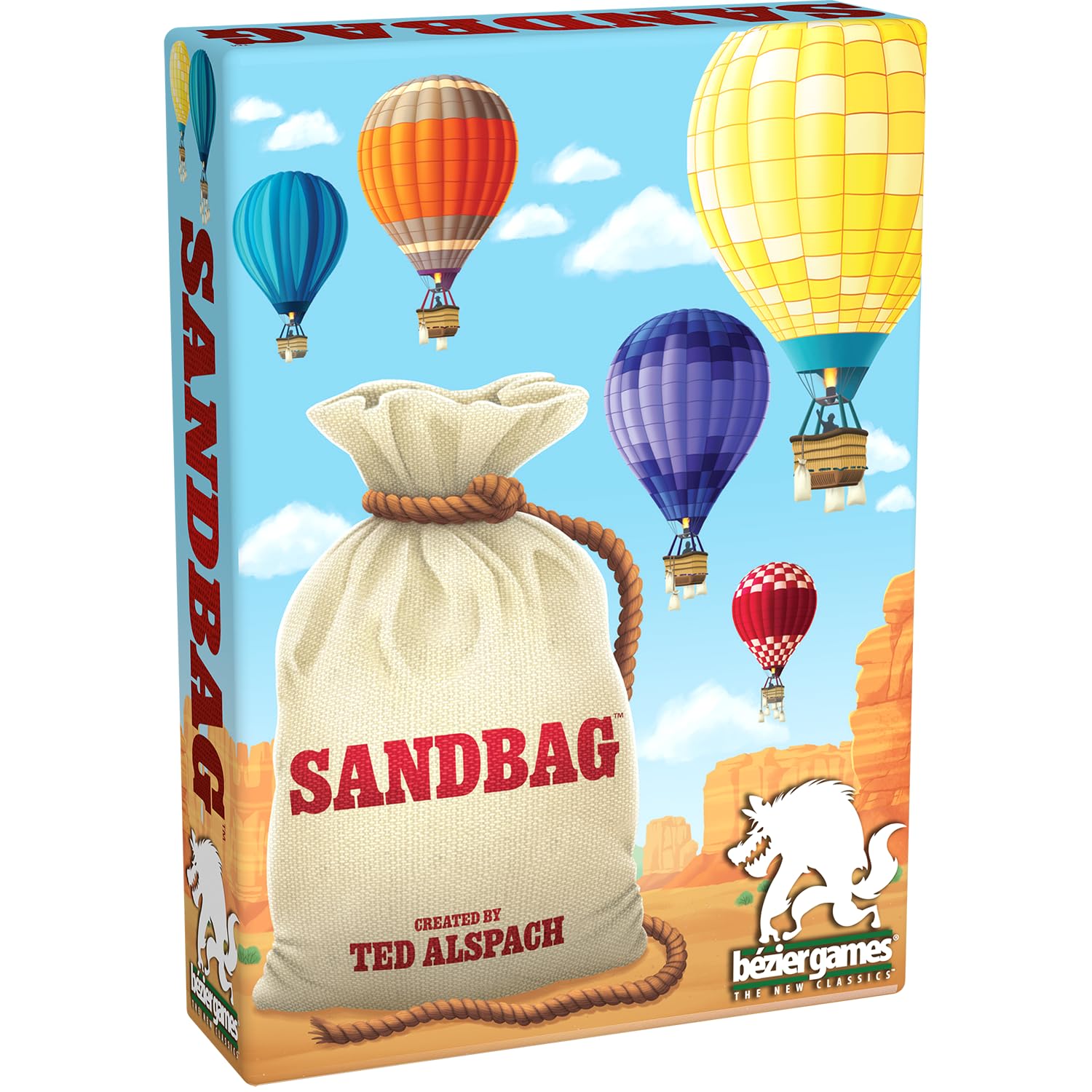 Sandbag - from The Creators of Cat in the Box Deluxe Edition B  zier Games - Trick Taking Card Game - 30 min Play time - Strateg