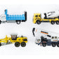 Matchbox Working Rigs 4-Pack, Set Of 4 Toy Construction Trucks & Equipment With Moving Parts (Styles May Vary)