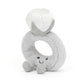 Jellycat Amuseables Diamond Ring Stuffed Toy, 8 Inches | Wedding Ring Plush | Engagement And Wedding Gift