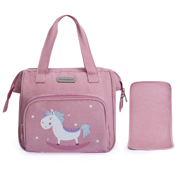 Bebamour Baby Doll Bag With Doll Changing Pad Carry Baby Doll Accessories Fashion Kids Bag (Bag)