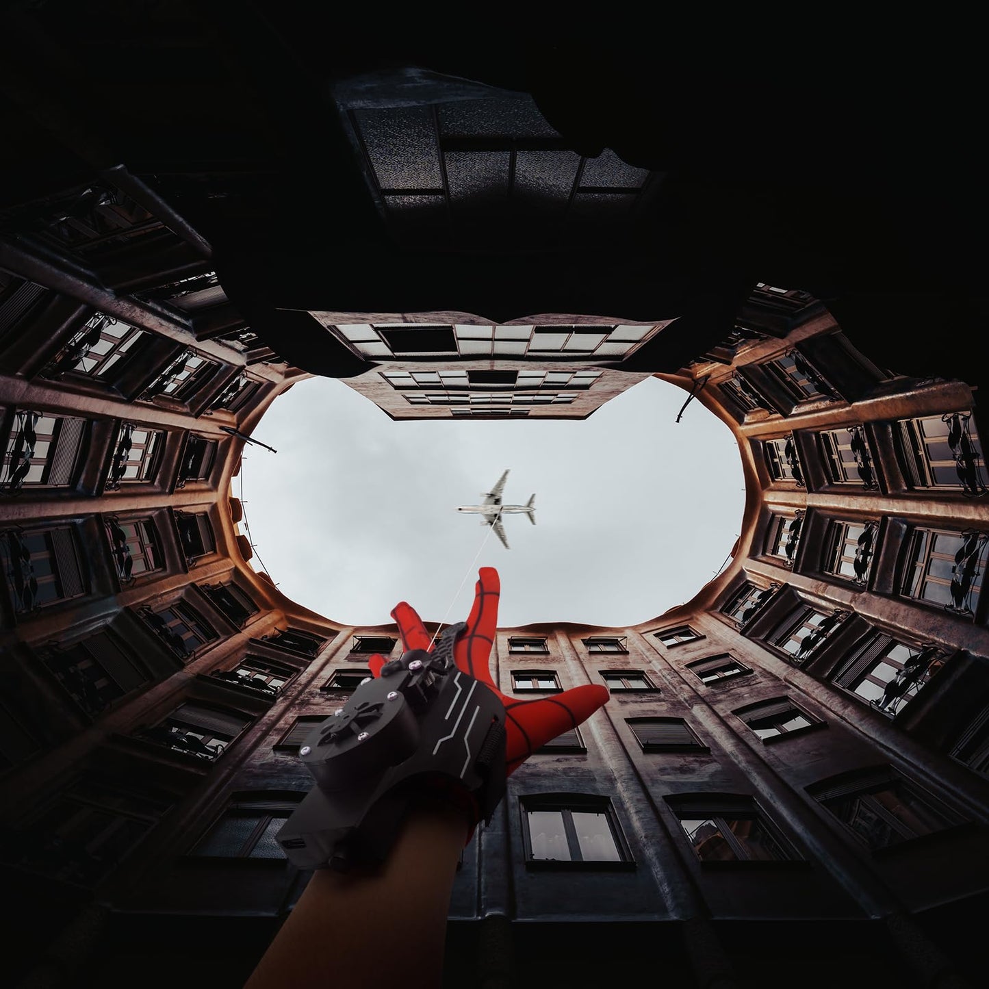 HNCSFW Spider Silk Launcher for Kids,Web Shooters- USB Type c Charging, Launch Distance 8ft - Can Grab Small Objects-Variety of