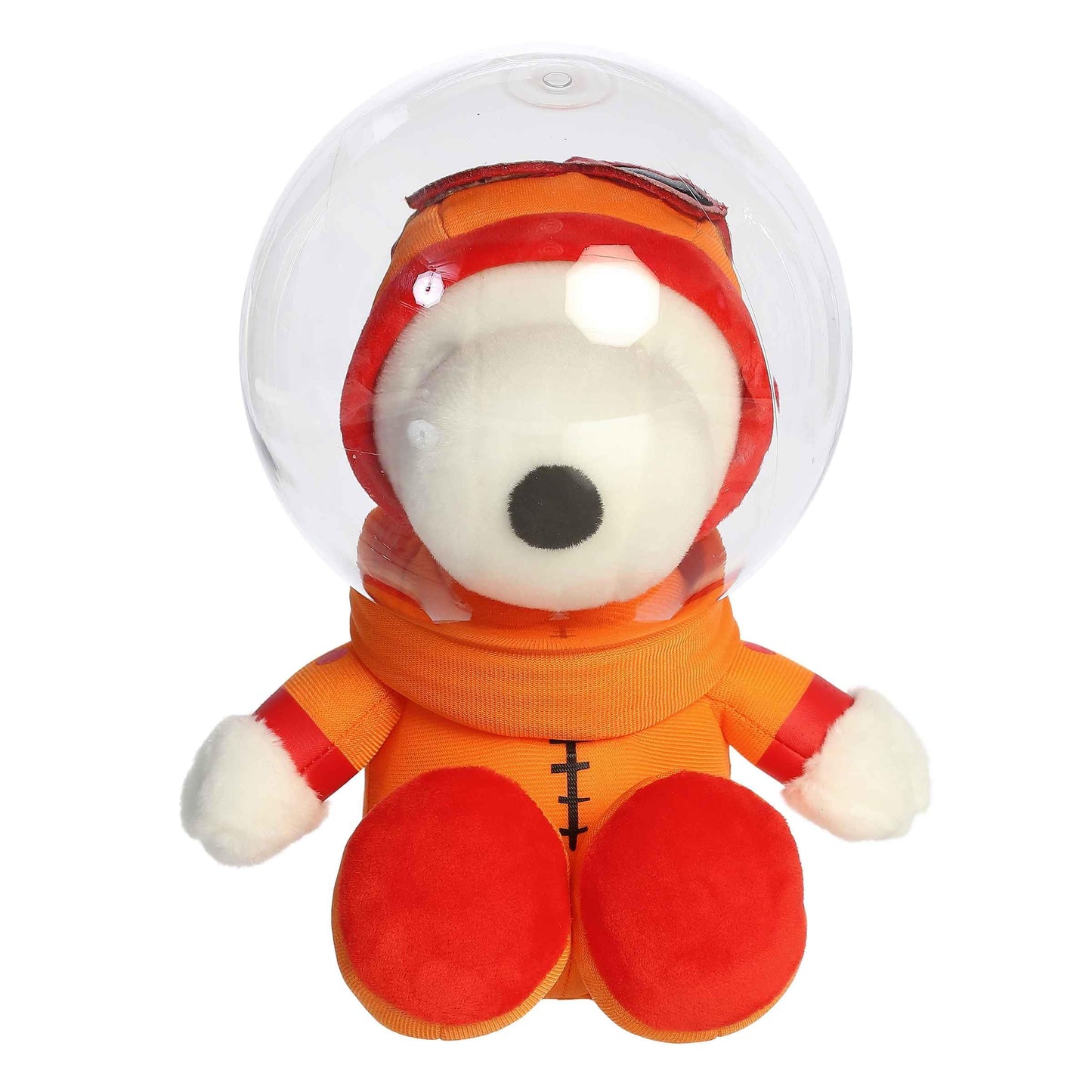 Aurora® Astronaut Snoopy Stuffed Animal - 11.5" Medium, Orange, Polyester - Classic Characters, Model 40484