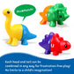 Anzimo Toddler Dinosaur Montessori Toys For 1 2 3 4 Year Old Boy Girl Birthday Gift - Kids Preschool Learning Activities Educati