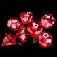 Liquid Core Dice SetDungeons and Dragons D&D, Polyhedron DND Resin dice Set, Used for Role-Playing dice Magic Pathfinder Game DN
