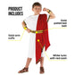Morph Roman Costume Kids Greek Toga Costume Kids Greek God Boys Emperor Halloween Costumes For Boys M