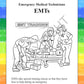 ZOCO - Emergency EMS Workers - Custom Coloring & Activity Books (250 Bulk Pack, Without Crayons) - Paramedics, Ambulance, 911 Ha