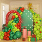 Christmas Balloon Garland Arch Kit, 178 Pcs Red Green Latex Balloons for Xmas Holiday Party Supplies