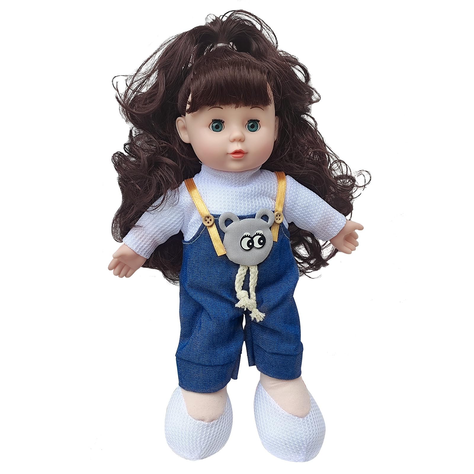 DZDJCCS 13 Inch Soft Baby Dolls,Realistic Baby Doll with Hair and Blinking Open/Closed Eyes,Silicone Baby Dolls for 2 3 4 5+ Yea