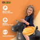 WALIKI Huge Bouncy Horse Hopper for Kids & Adults | X-Large Brown PVC Bull Riding Toy