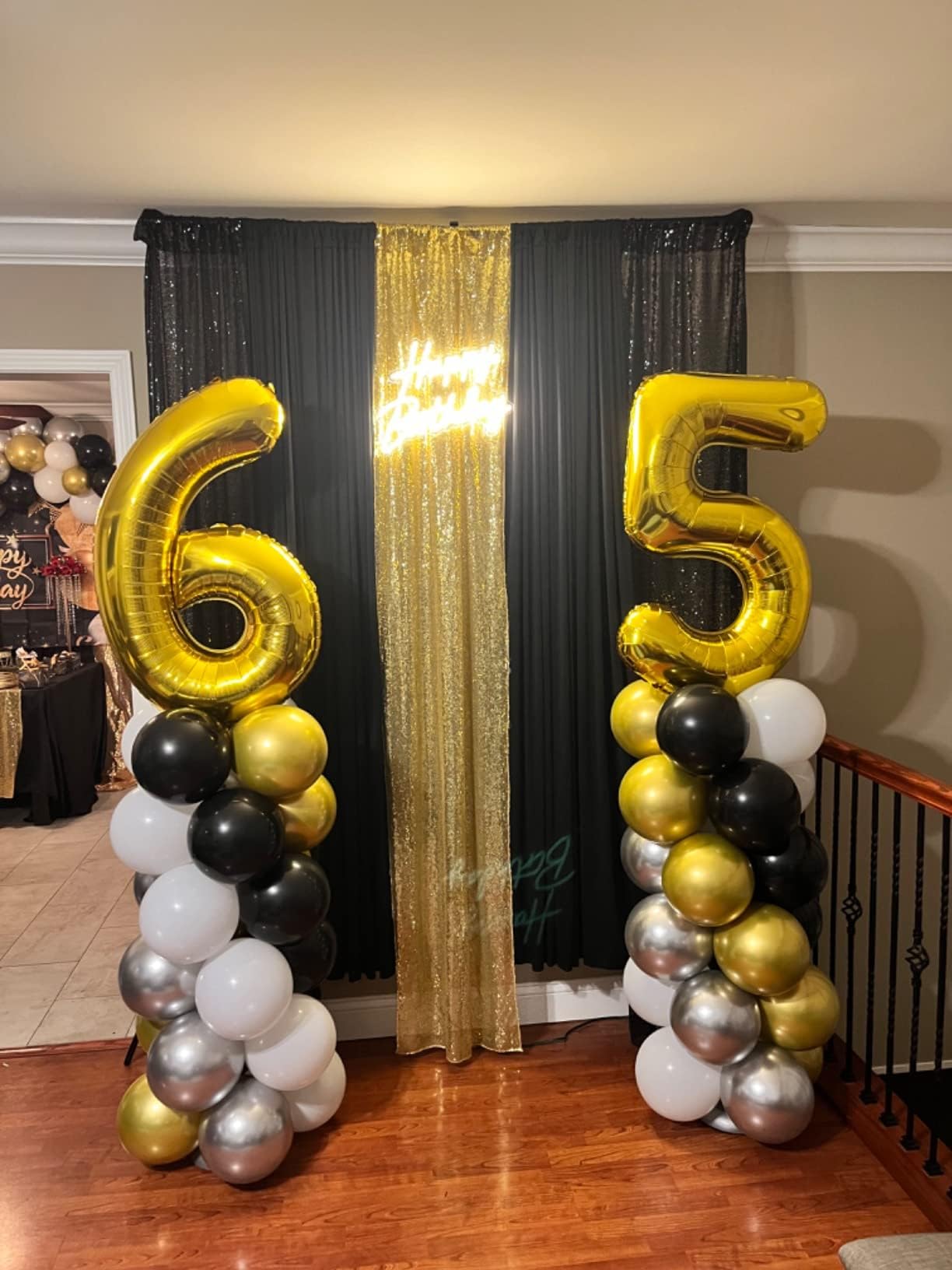 40 Inch Gold 50 Balloon Number, 50Th Birthday Decorations, 50 Birthday Anniversary Decorations, Large Foil Mylar Balloons For Pa