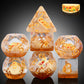 Taco D&D Dice,Dndnd 7Pcs Dungeons And Dragons Resin Dice Set With Velvet Bag For D&D Role Playing Games And Tabletop Games(Taco