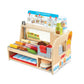 Melissa & Doug Wooden Slice & Stack Sandwich Counter - 56-Piece Pretend Food Set, Multi Color, Model 31650
