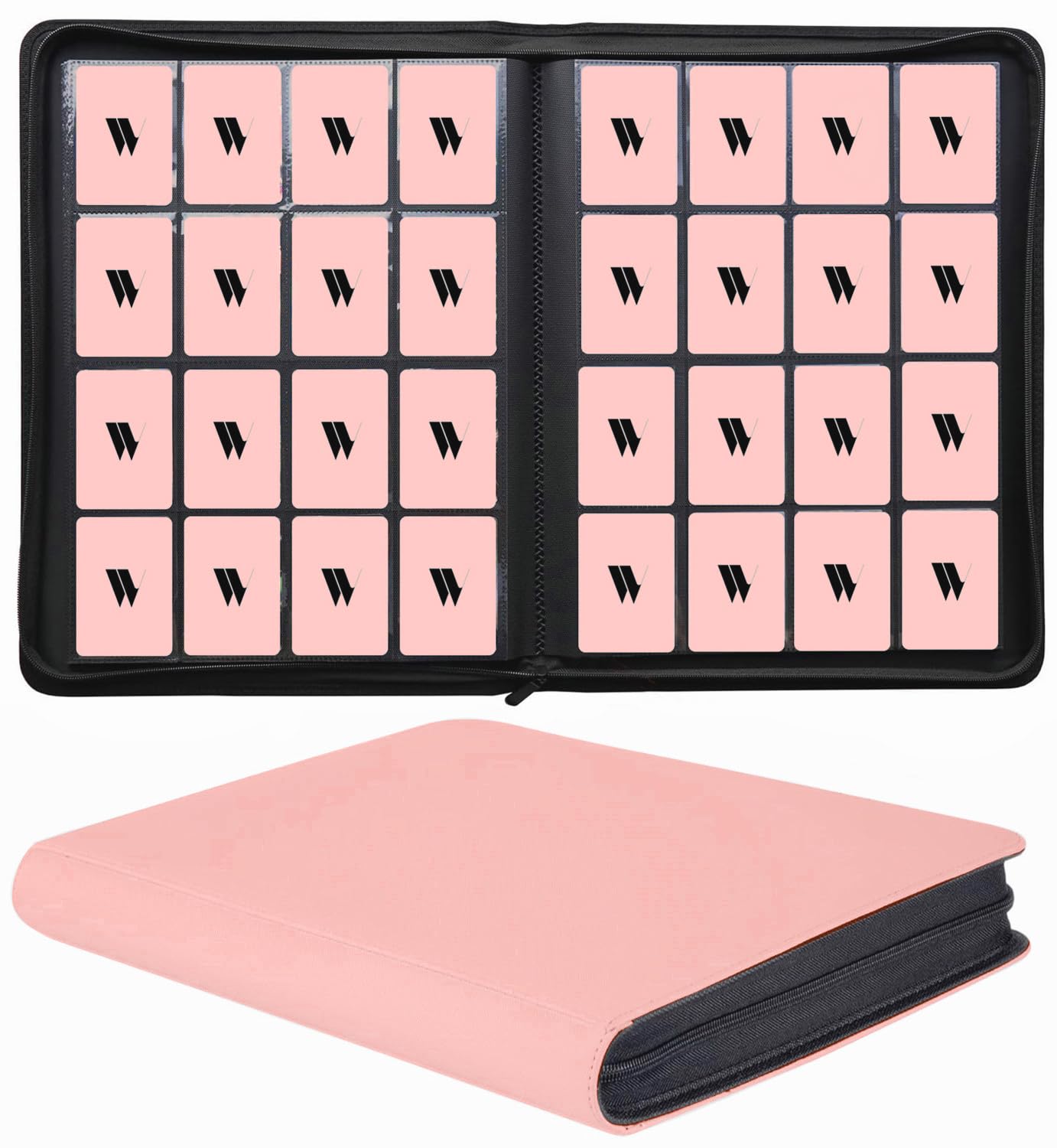 WUTONMU 16 Pocket Card Binder - Premium PU Leather Album for MTG, TCG, Toytooth WUTONMU 16 Pocket Card Binder - Premium PU Leather Album for MTG, TCG, Toytooth
