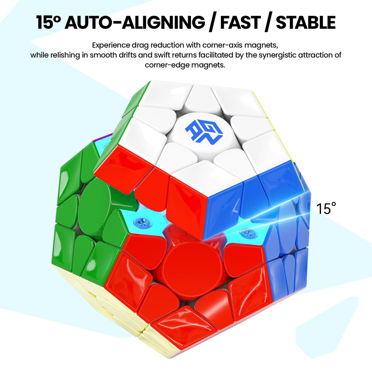 Gan Megaminx Maglev, Pentagonal Magnetic Speed Cube With 160 Magnets ...