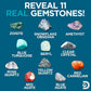 Discovery Kids Gemstone Dig STEM Science Kit, Excavation Tools, 11 Real Gemstones, Multicolor, Model 765940700686