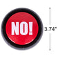 Artcreativity No Button - 1 Piece - Toy Noise Button For Desk With 10 Sound Variations - Funny Buttons With Sound - Novelty Toys